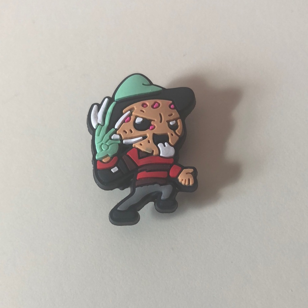 Freddy Krueger croc charm